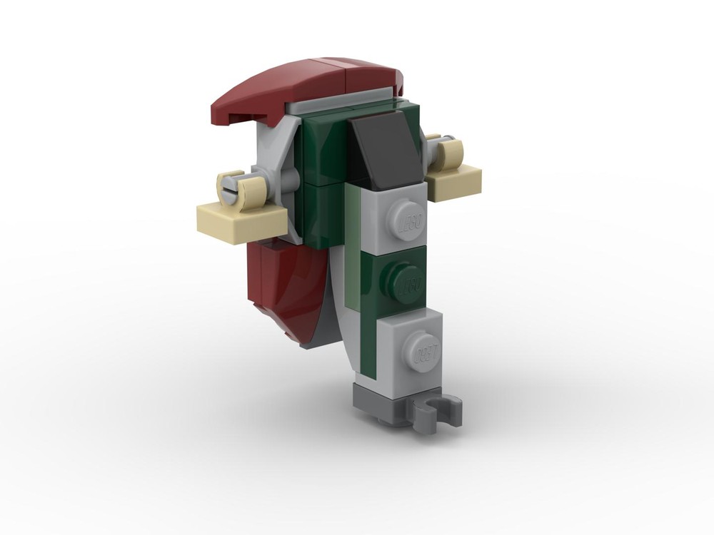 Lego Micro Scale Slave I / Boba Fett's Starship (1 stud = 4.2 m)