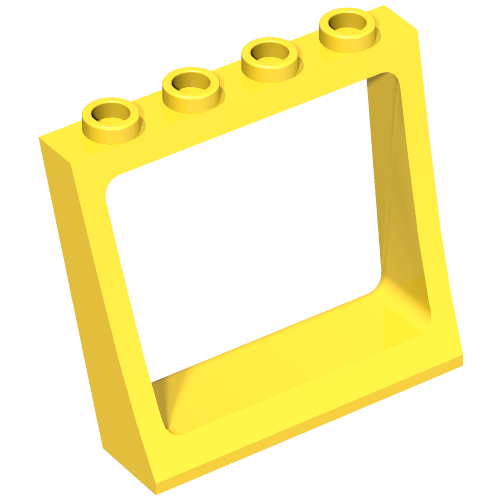Lego Fabuland, Window Squared Small / Yellow