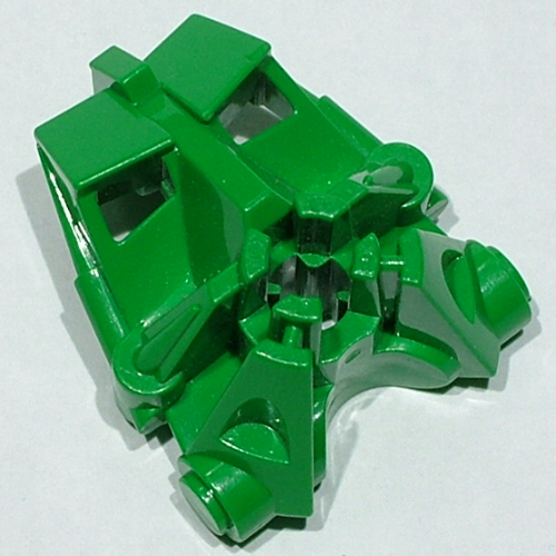 Lego Large Figure Head Connector Block 3 x 4 x 1 2/3 / Green