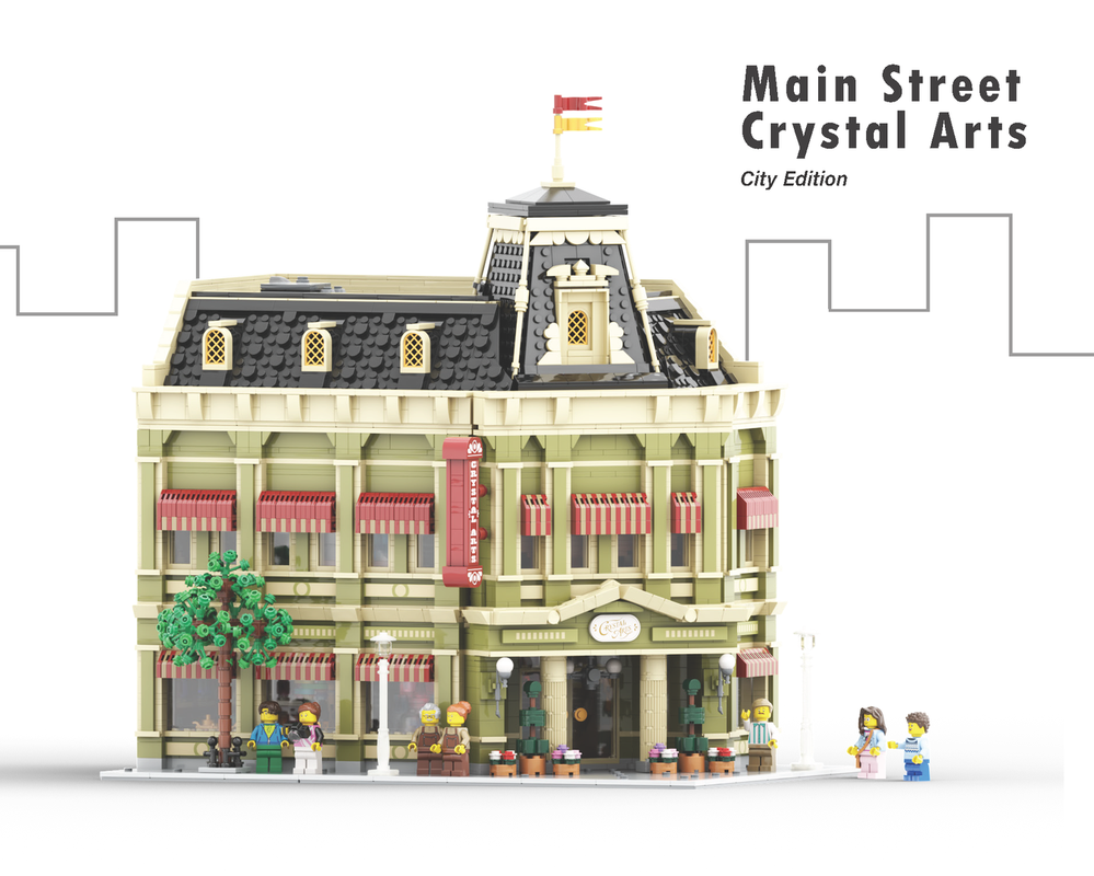 Lego Main Street Crystal Arts - City Edition
