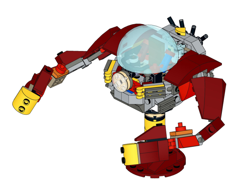 Lego 31130 Alt - Eggman Big Arm Combat MOC - Sonic 3 & Knuckles