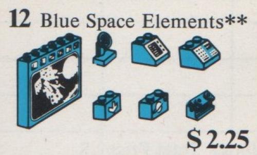Lego Blue Space Elements