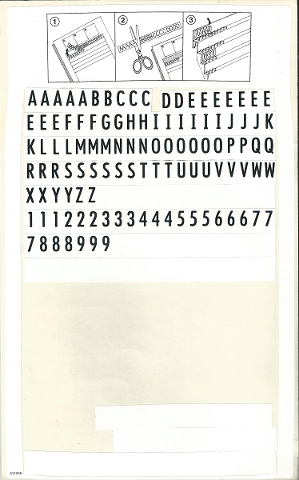 Lego Sticker Sheet 1 for Set 9550-3