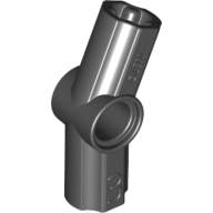 Lego Technic Axle and Pin Connector Angled #3 - 157.5° / Black