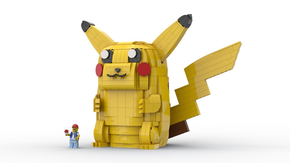 Lego Lifesize Pikachu