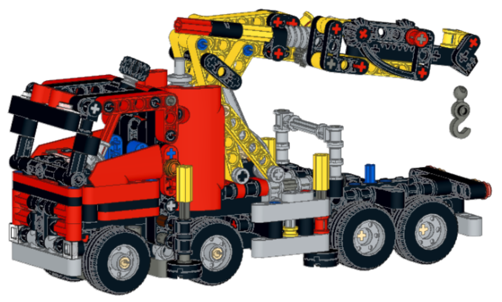 Lego Crane Truck （mini 8258）