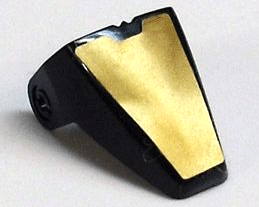 Lego Technic Throwbot Visor with Gold Pattern (Sticker) - Set 8007