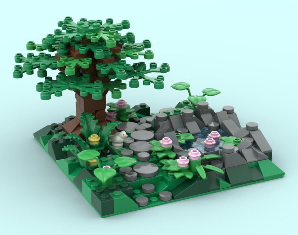 Lego Nature's Nook (Stone Trail & Shade)
