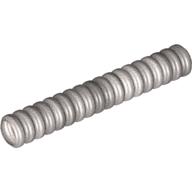 Lego Hose, Ribbed 7mm D. 6L / 4.8cm / Metallic Silver