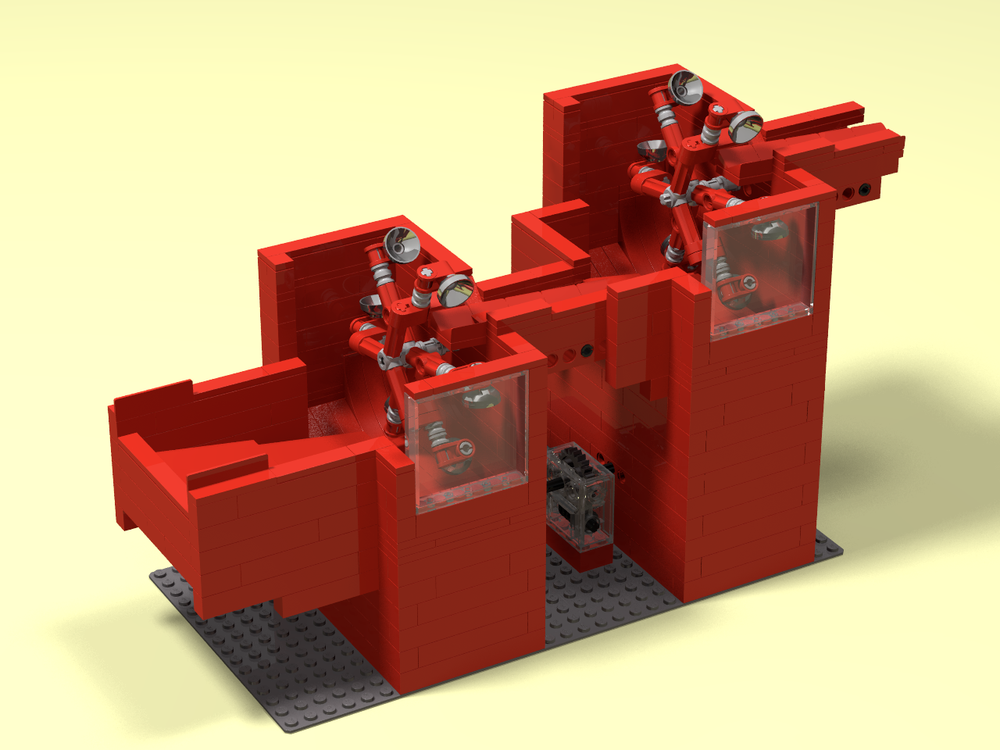 Lego superfin619 waterwheel GBC