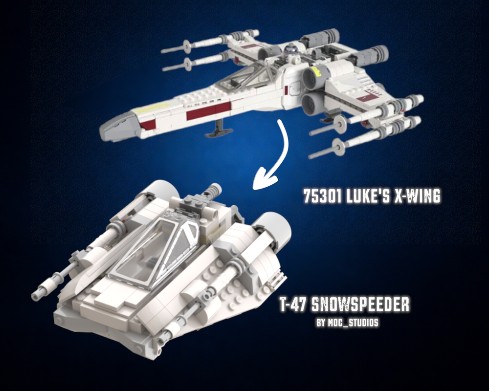 Lego T-47 Snowspeeder (75301 Alt Build)
