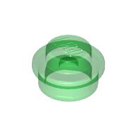 Lego Plate Round 1 x 1 with Solid Stud / Trans-Green