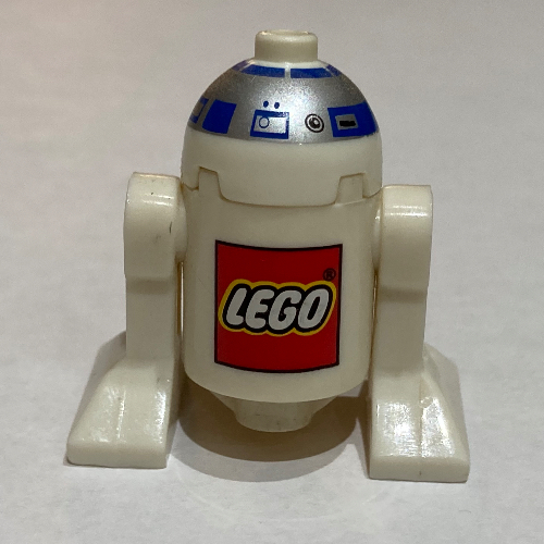 Lego Pen Bead, Minifigure, R2-D2 / White