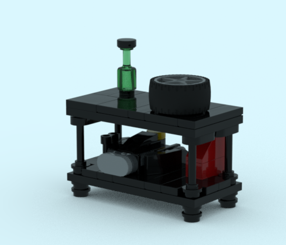 Lego Garage shelf