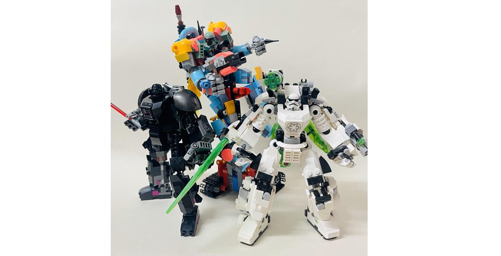 Lego Star-Wars power-up suits trilogy bundle (75368 + 75369 + 75370 + 71453 + 71454 + 71455)