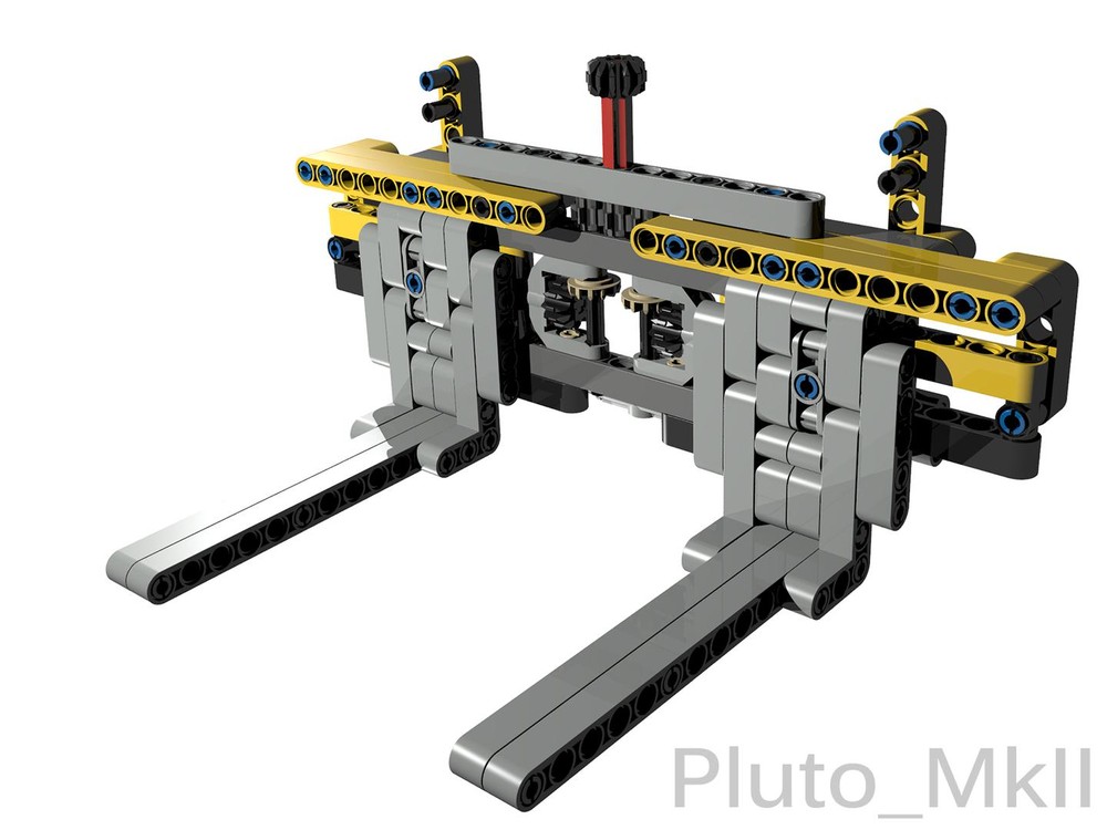 Lego Adjustable fork rake for MOC-2298: Heavy Duty Forklift