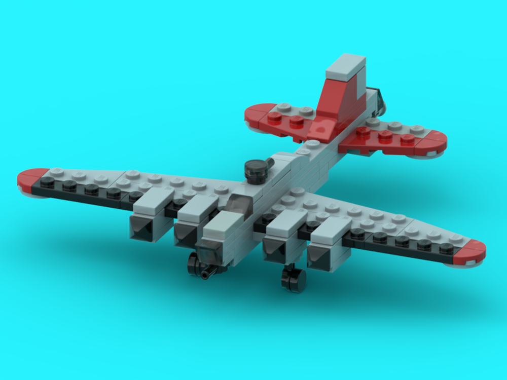 Lego B-17 Flying Fortress Red