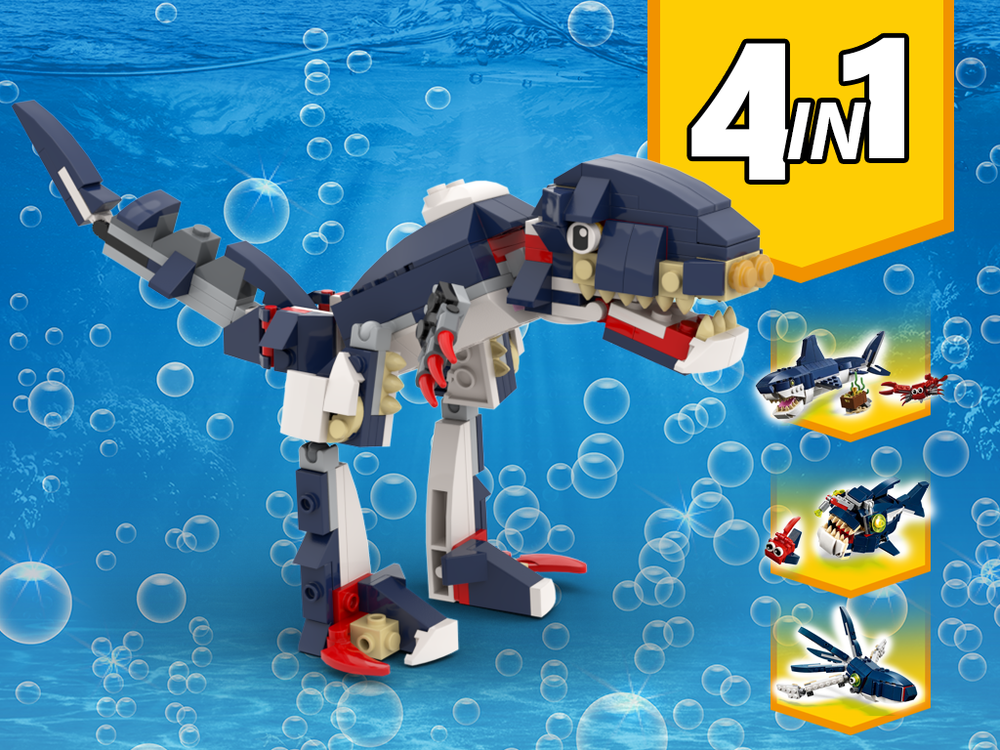 Lego 31088 T-Rex Dinosaur Alternative Build