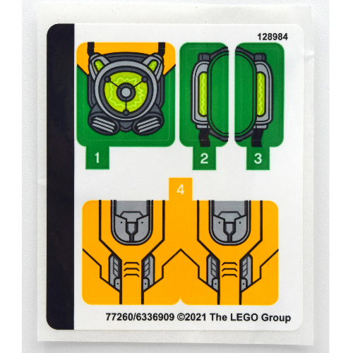 Lego Sticker Sheet for Set 76198-1 / [No Color/Any Color]