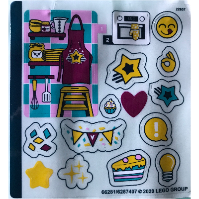 Lego Sticker Sheet for Set 41401-1