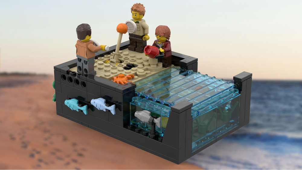 Lego Beach Ball - Kinetic Sculpture