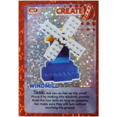 Lego Trading Card, Create the World - Windmill (Foil)
