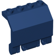 Lego Hinge Panel 2 x 4 x 3 1/3 Locking Dual 2 Fingers / Dark Blue