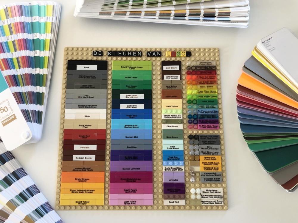 Lego Colour Palette 2016