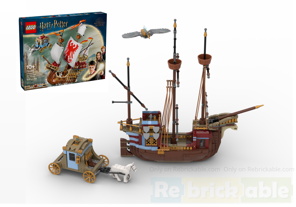 Lego Ship, carriage and bird