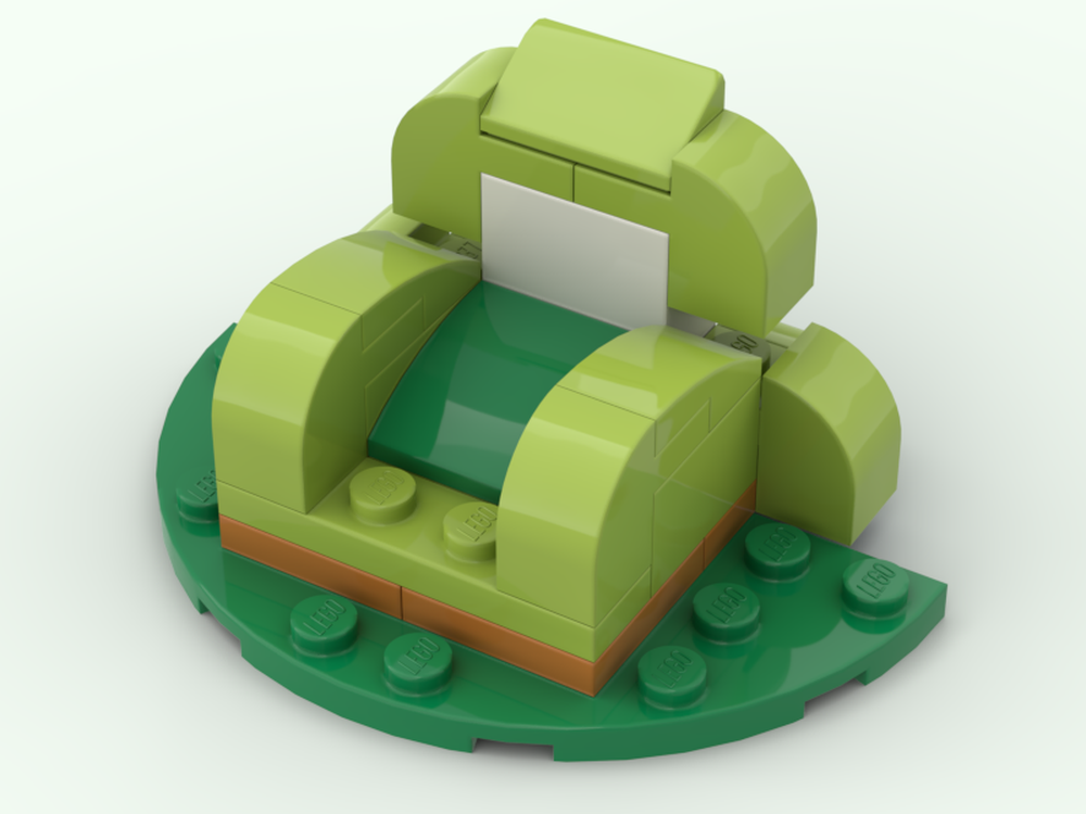Lego Single Sofa MOC 40326