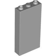 Lego Brick 1 x 3 x 5 with Side Supports / Light Bluish Gray