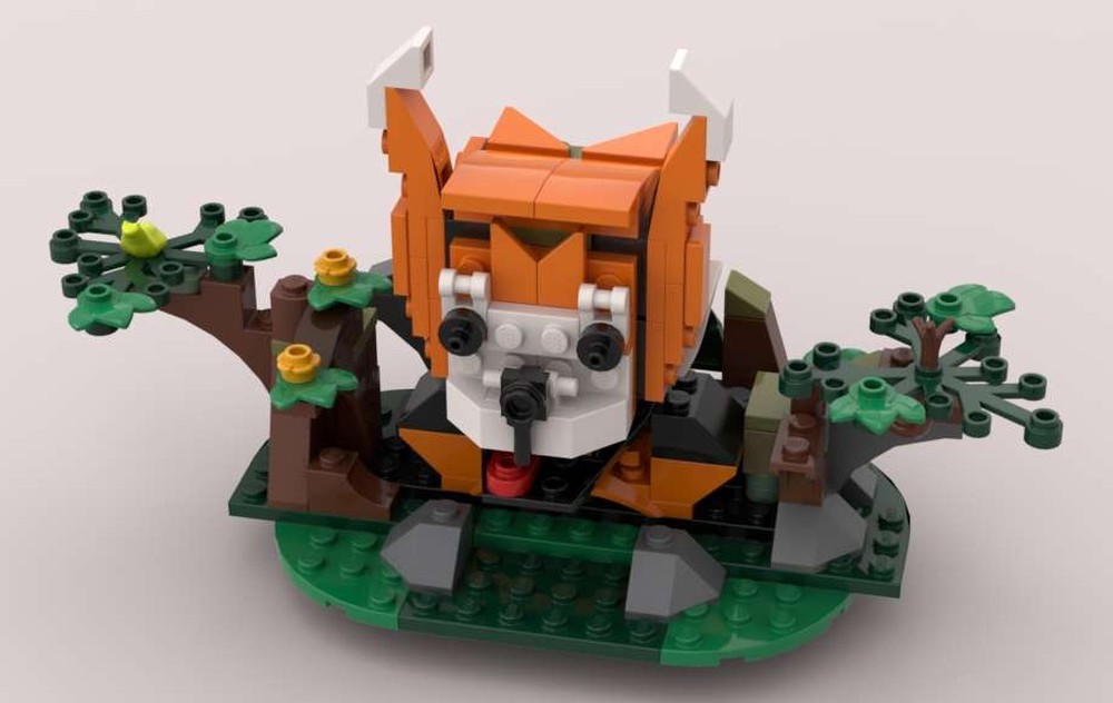 Lego Jungle Explorer Tribute (Red Panda Statue)