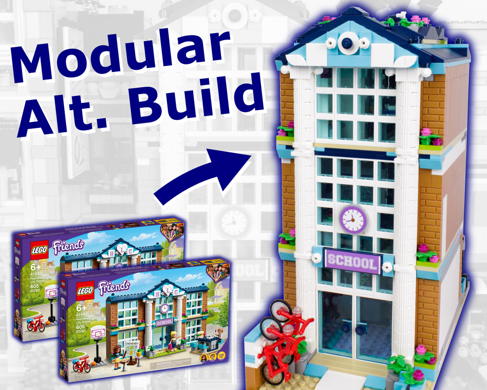 Lego Friends Modular School Alt Build