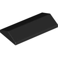 Lego Brick Sloped 33° 2 x 4 Double / Black