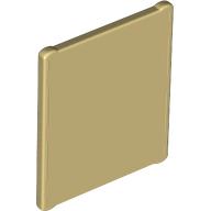 Lego Glass For Frame 1 x 3 x 3 / Tan