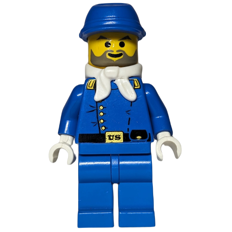 Lego Soldier - Western, Lieutenant, Cap