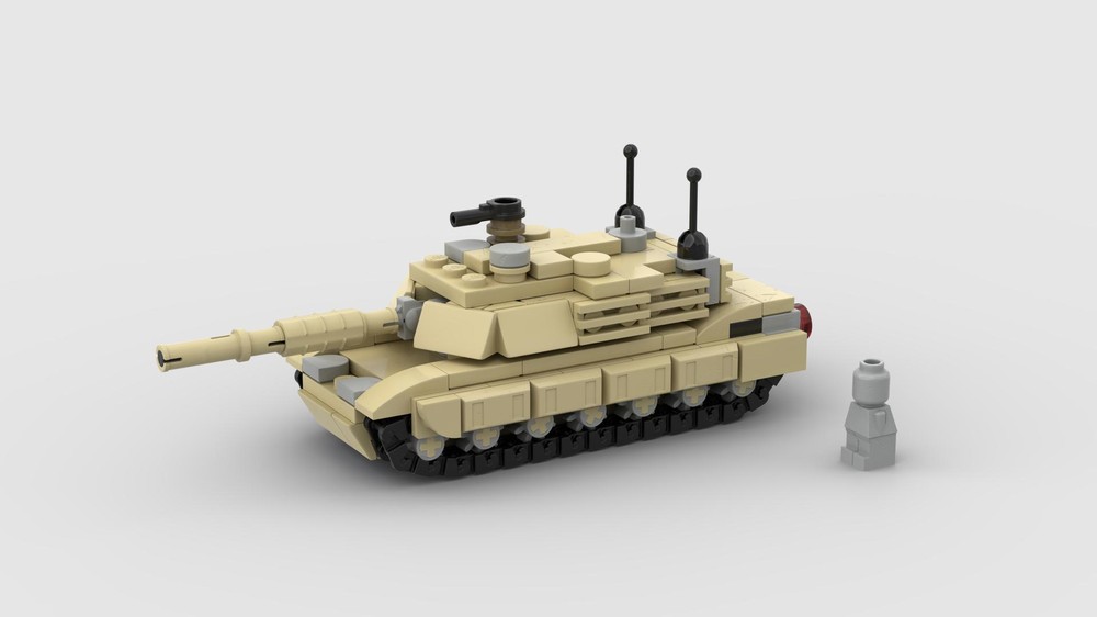 Lego Micro M1 Abrams | 1:80 FREE INSTRUCTIONS