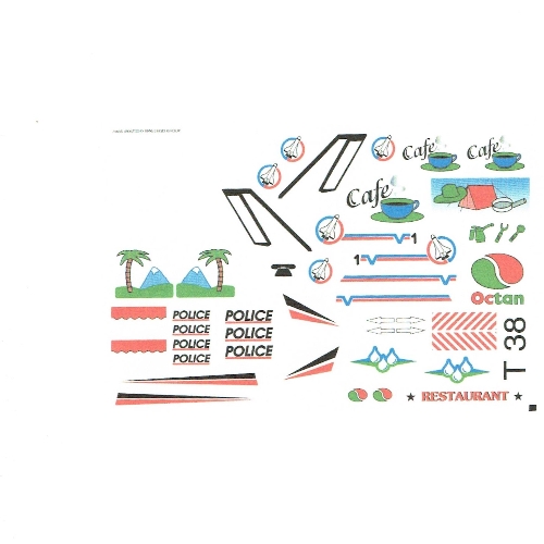 Lego Sticker Sheet for Ideabook 697-2 / [No Color/Any Color]