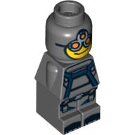 Lego Microfig Magma Monster Dark Bluish Gray