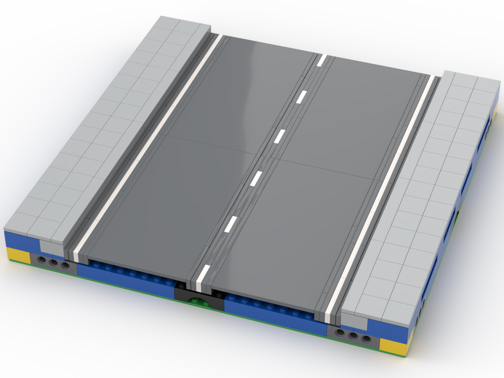 Lego Buildable Modular Road Plate