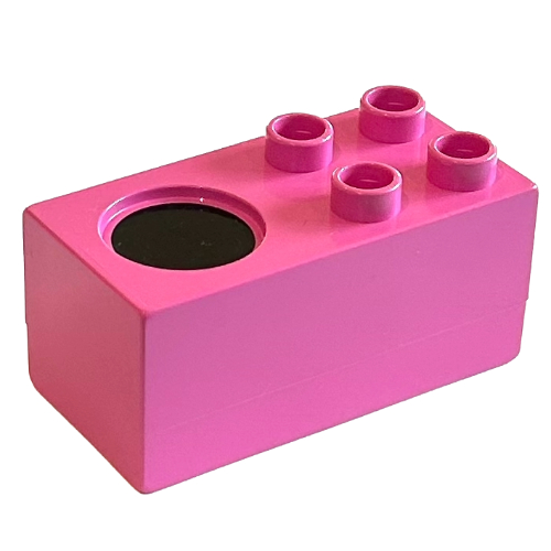 Lego Duplo Stove 2 x 4 x 2 1/2 with 4 Studs and Black Burner Print