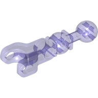 Lego Large Figure Skeletal, Limb with Ball Joint on Axle and Ball Socket and Hole / Trans-Purple