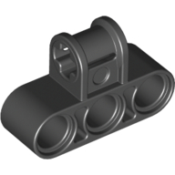 Lego Technic Axle and Pin Connector Perpendicular Triple / Black