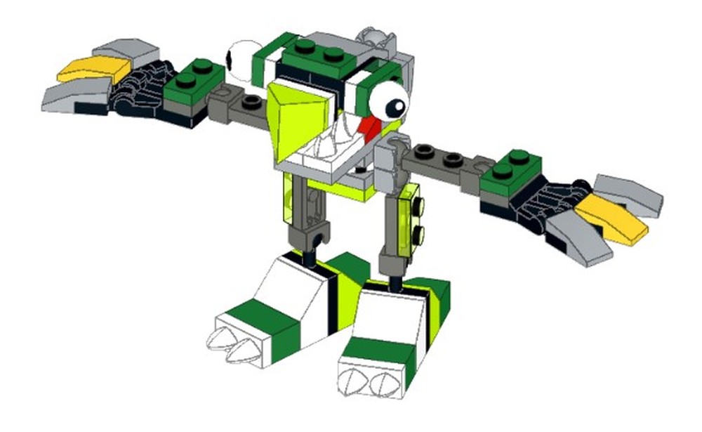 Lego Glorp Corp - Slimbert (Unofficial Cousins Mixels)