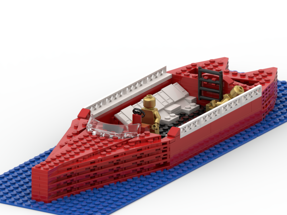 Lego MASK Powerboat ( Midnight Agents Super Kernel)