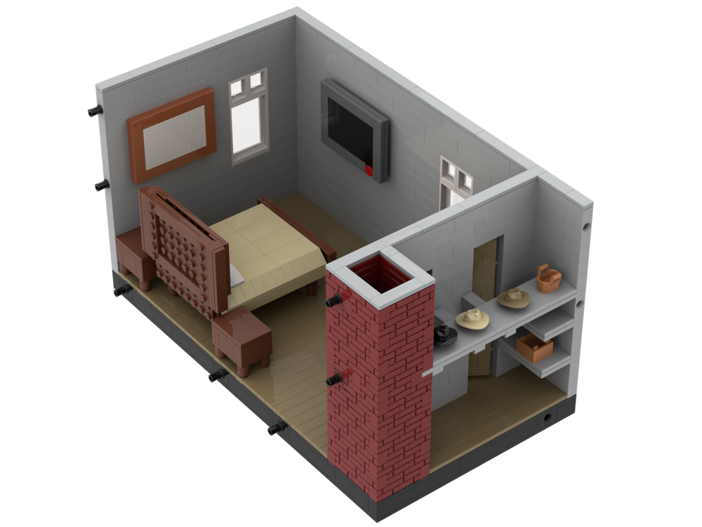 Lego Bungalow part 5 - Bedroom