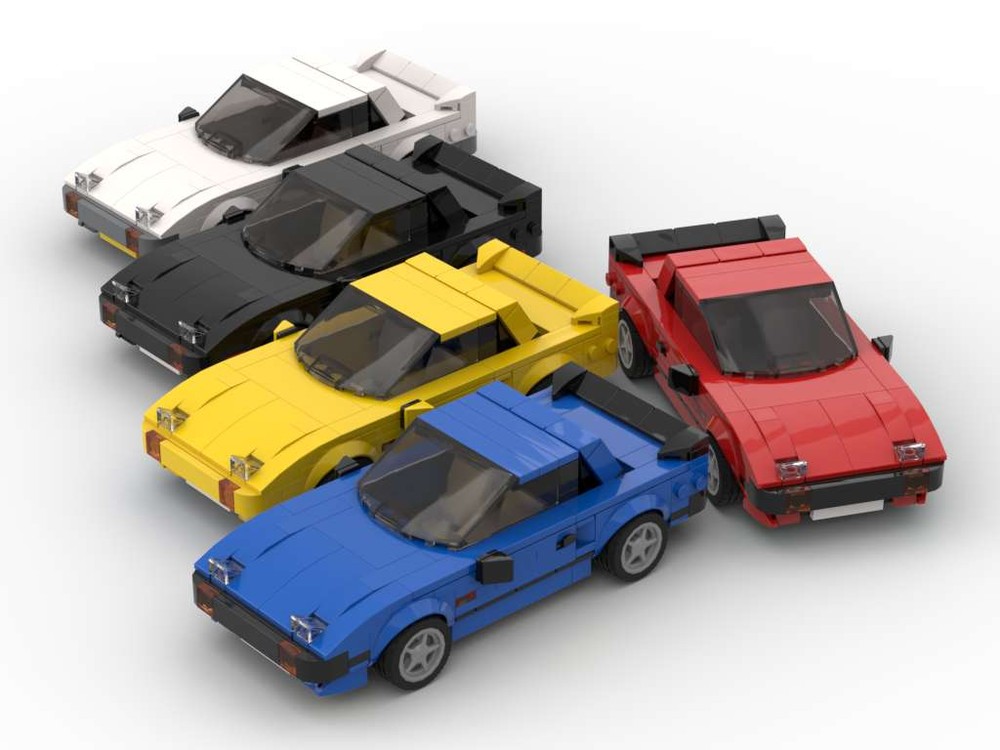 Lego Toy MR2 Mk1 - Set of Five Colors