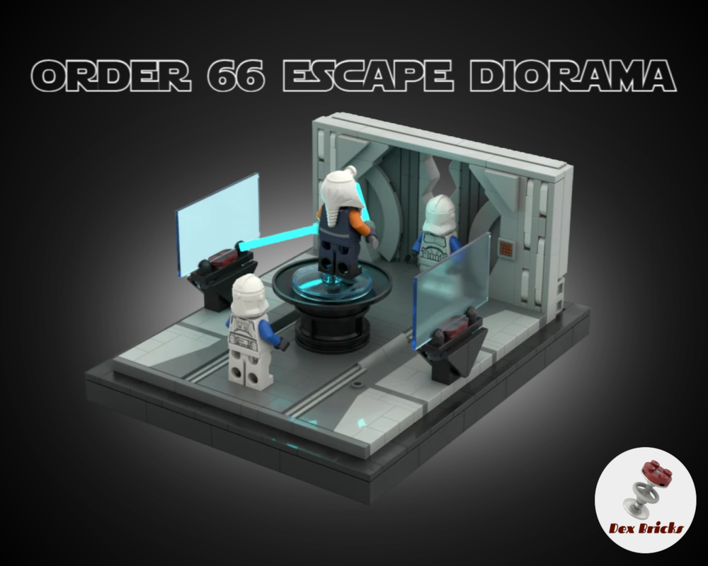 Lego Ahsoka Tano Order 66 Escape Diorama