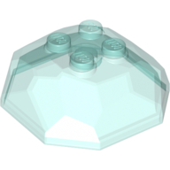 Lego Rock Boulder, Top / Trans-Light Blue