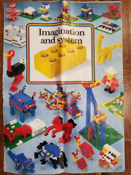 Lego 1989 Informational Leaflet - Imagination and System
